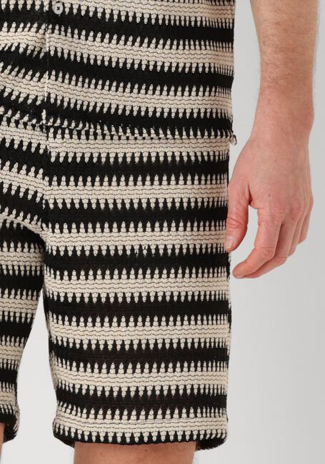 Ecru ANERKJENDT Kurze Hose AKJAN STRUC STRIPE SHORTS - large