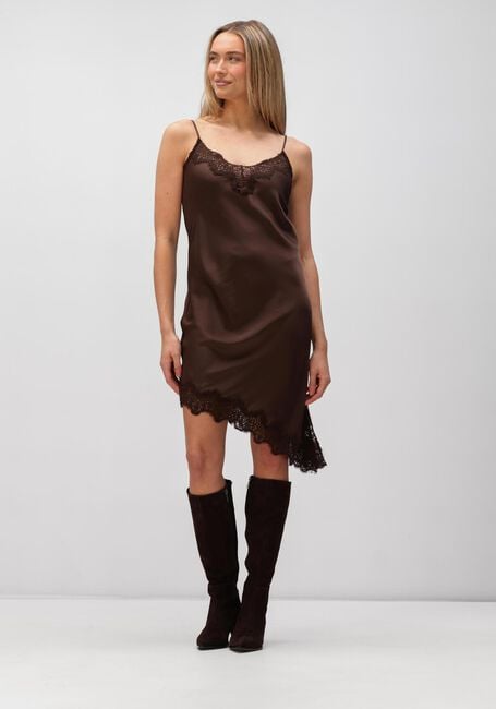 Braune HAUTE L'AMITI&Eacute; Kleider NAOMI ASYM LINGERIE DRESS - large