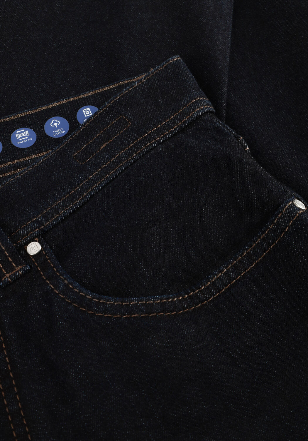 Dunkelblau PIERRE CARDIN Slim fit jeans LYON TAPERED - large