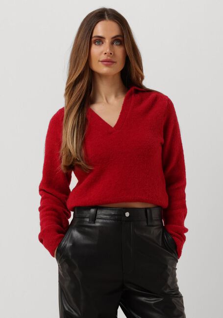 Rote VANILIA Pullover PROSECCO V DOLLAR KNIT - large