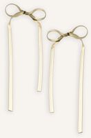 Goldfarbig NOTRE-V Ohrringe EARRING BOW - medium