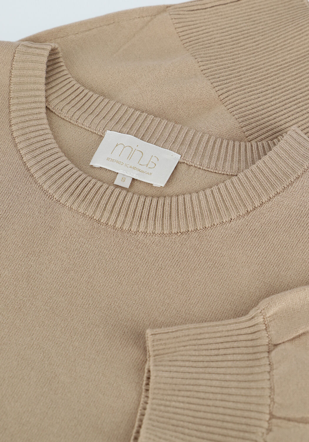 Sand MINUS Top LIVA KNIT TEE - large