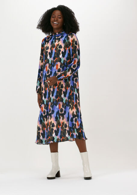 Mehrfarbige/Bunte Y.A.S. Midikleid YASPIPPA LS MIDI DRESS S. - large