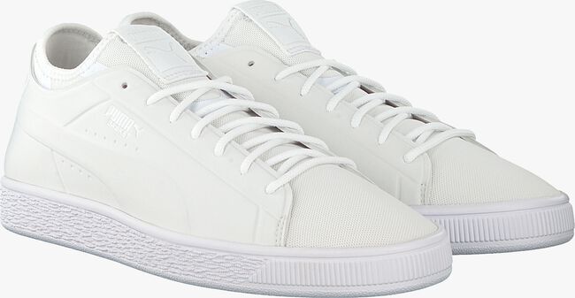 Weiße PUMA Sneaker BASKET CLASSIC SOCK LO MEN - large