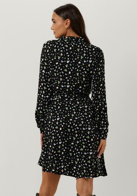Schwarze SELECTED FEMME Minikleid FIOLA LS AOP SHIRT DRESS - large