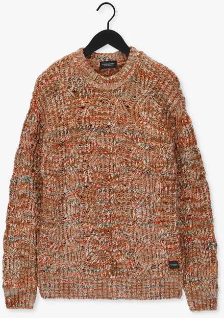 Mehrfarbige/Bunte SCOTCH & SODA Pullover 163998 - CHUNKY CABLE-KNIT PUL - large