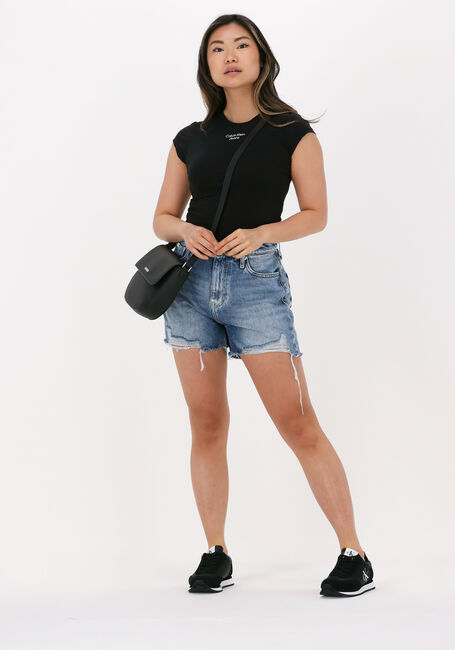 Blaue CALVIN KLEIN Kurze Hosen MOM SHORT - large