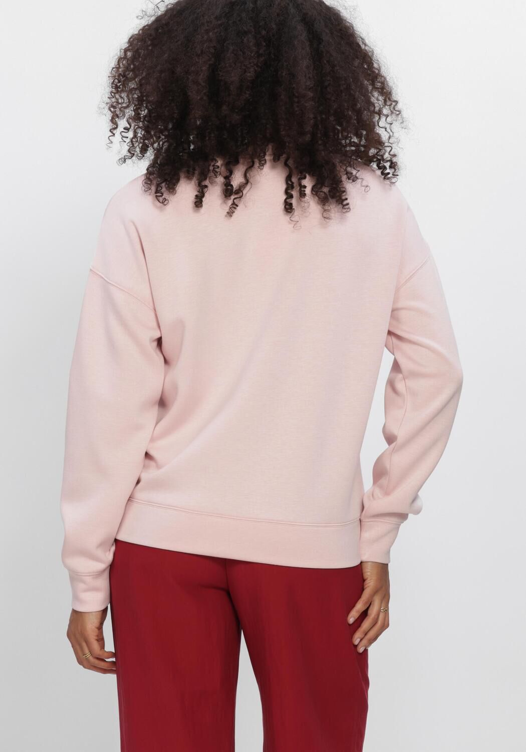 Hell-Pink MSCH COPENHAGEN Sweatshirt MSCHIMA Q SWEATSHIRT - large
