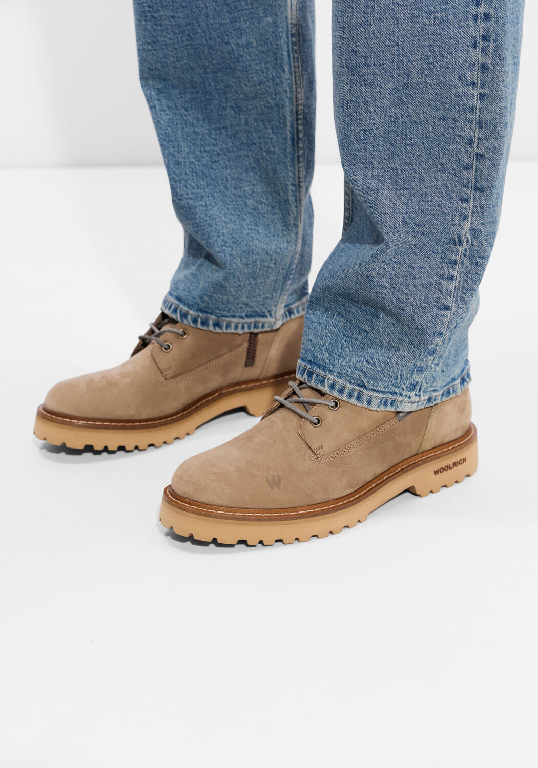 Sand WOOLRICH Boots MAIN BOOT NABUK MAN - large