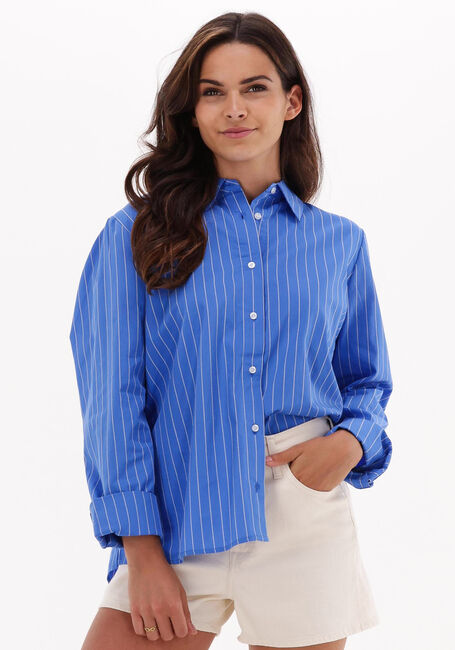 Blaue MODSTRÖM Blusen PERCY SHIRT - large