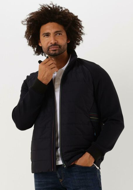Dunkelblau PS PAUL SMITH Wattierte Jack MENS MIXED MEDIA JACKET - large