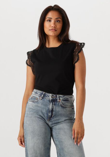 Schwarze AAIKO T-shirt CORA FANCY CO 144 - large