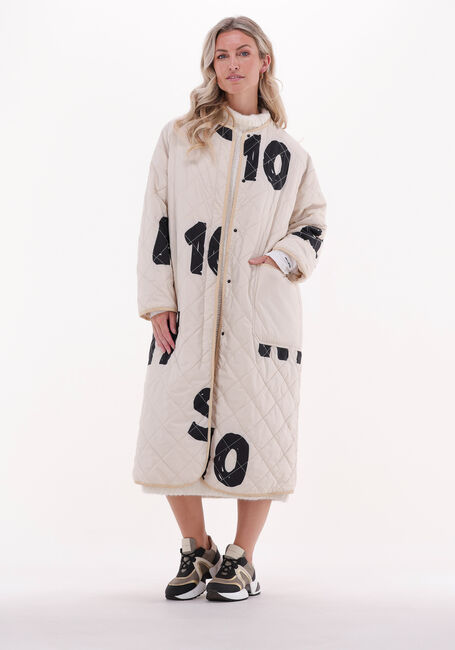 Sand 10DAYS Wattierte Jack LONG PADDED COAT - large