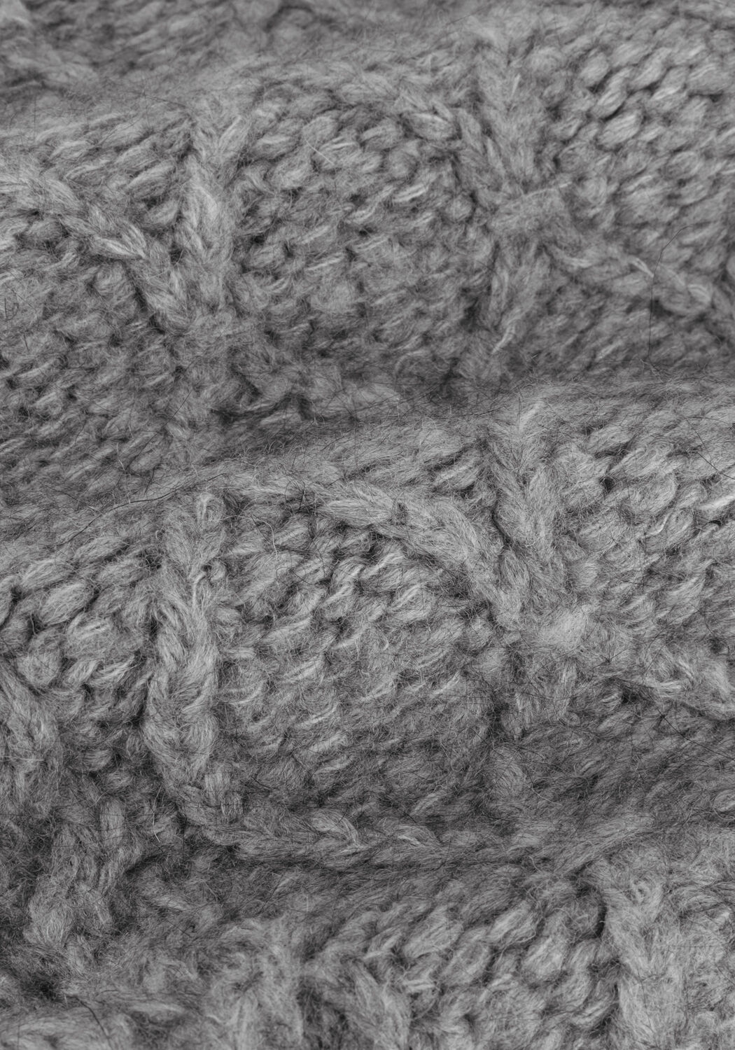 Graue SECOND FEMALE Pullover DIA KNIT O-NECK - large