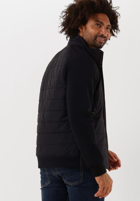 Dunkelblau PS PAUL SMITH Wattierte Jack MENS MIXED MEDIA JACKET - large