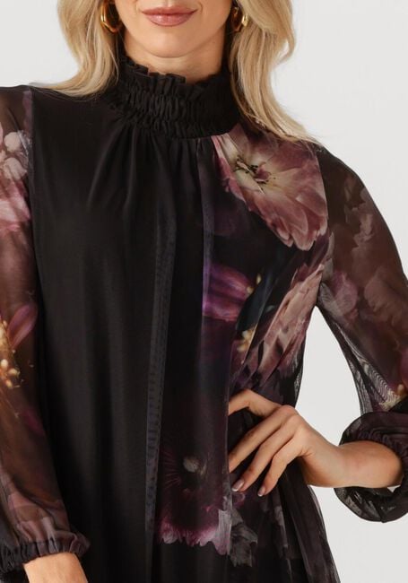 Schwarze ANA ALCAZAR Minikleid DRESS TURTLENECK - large