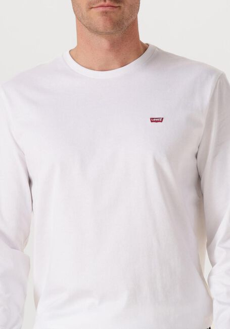 Weiße LEVI'S T-shirt LS ORIGINAL HM TEE - large