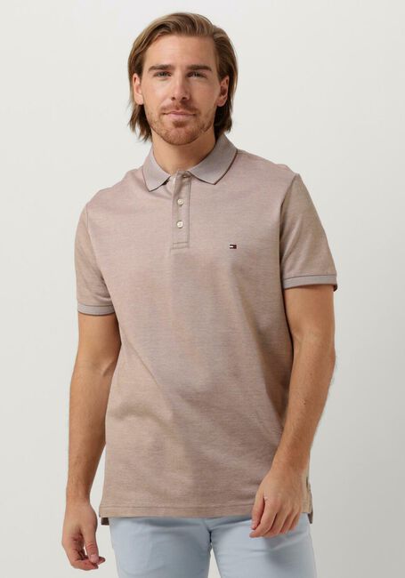 Khaki TOMMY HILFIGER Polo-Shirt OXFORD LOGO COLLAR REG POLO - large