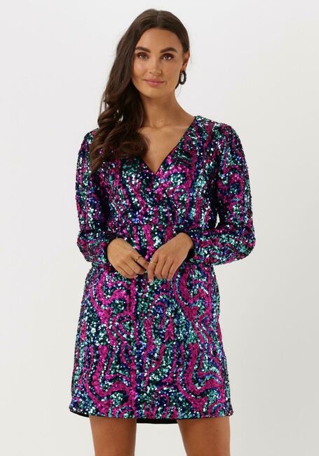 Mehrfarbige/Bunte Y.A.S. Minikleid YASFLUA LS DRESS - large
