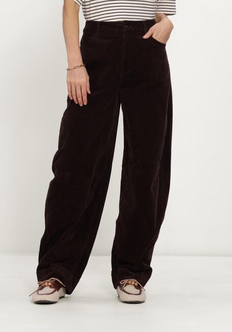 Braune MSCH COPENHAGEN Weite Hose MSCHFILIPPA HW PANTS - large