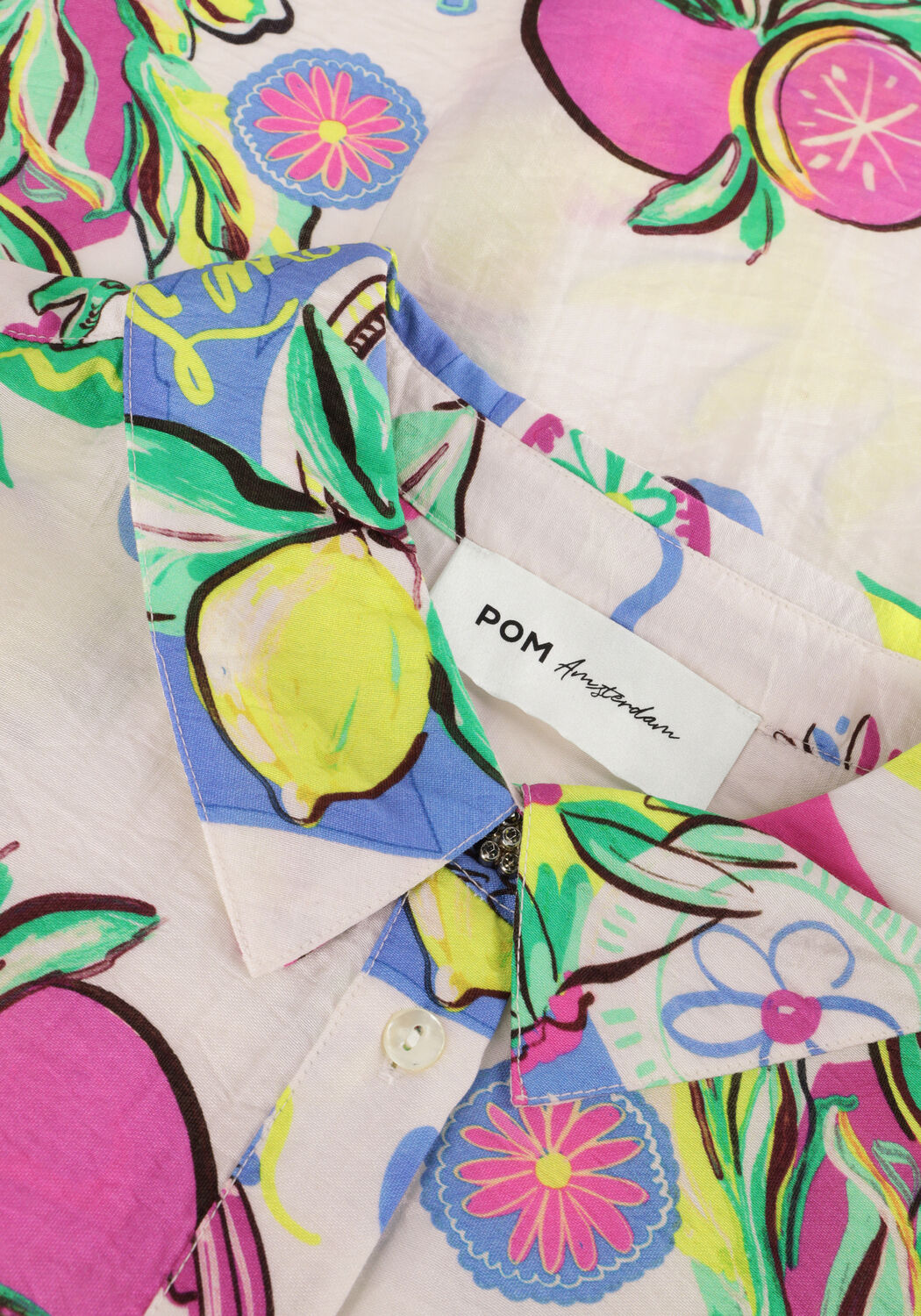 Wei&szlig;e POM AMSTERDAM Blusen SICILIAN LOVE BLOUSE - large