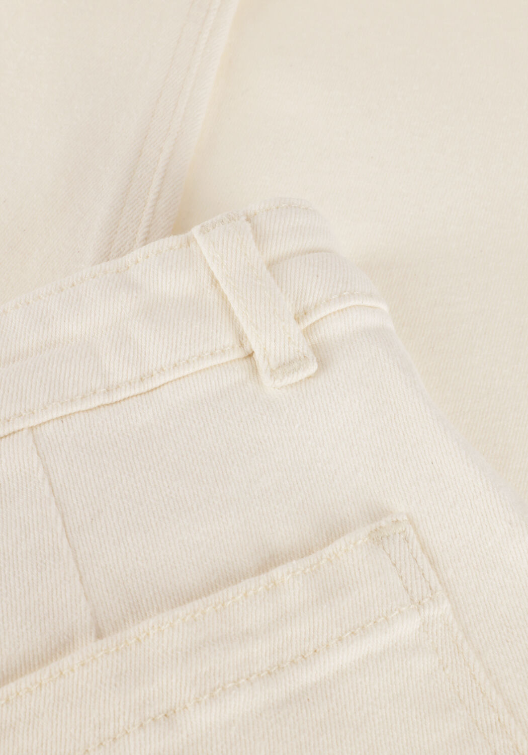 Ecru BY-BAR Flared jeans LEILA PANT TWILL - large