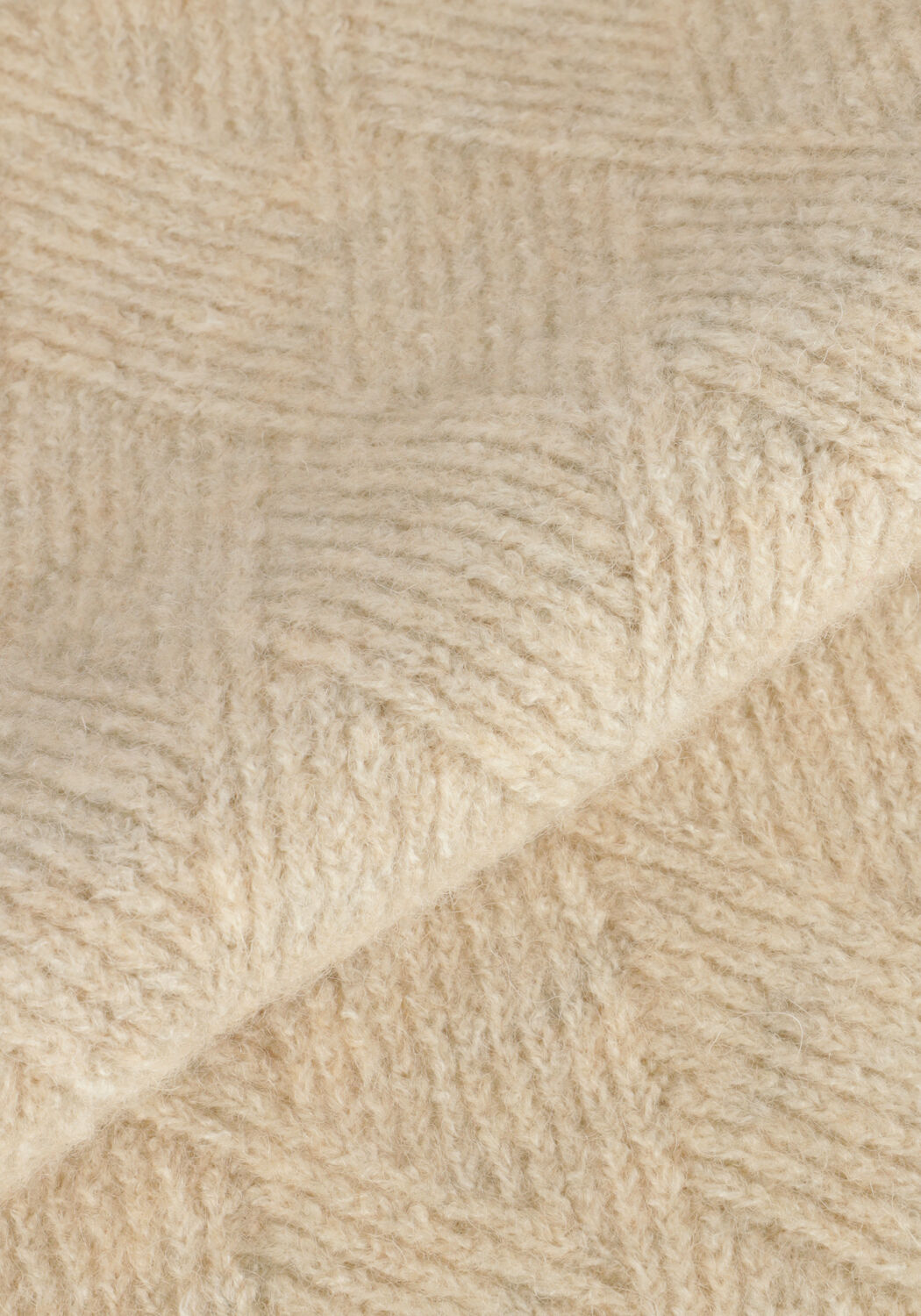 Sand EST'SEVEN Pullover NICOLE SQUARE TOP - large