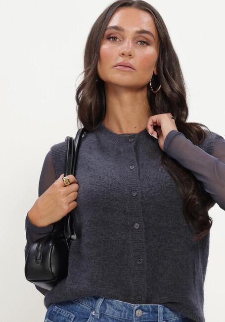 Dunkelgrau MSCH COPENHAGEN Strickjacke MSCHBONDIE HOPE VEST - large