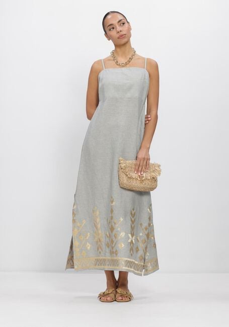 Hellblau GREEK ARCHAIC KORI Maxikleid S26K-2043211 - large