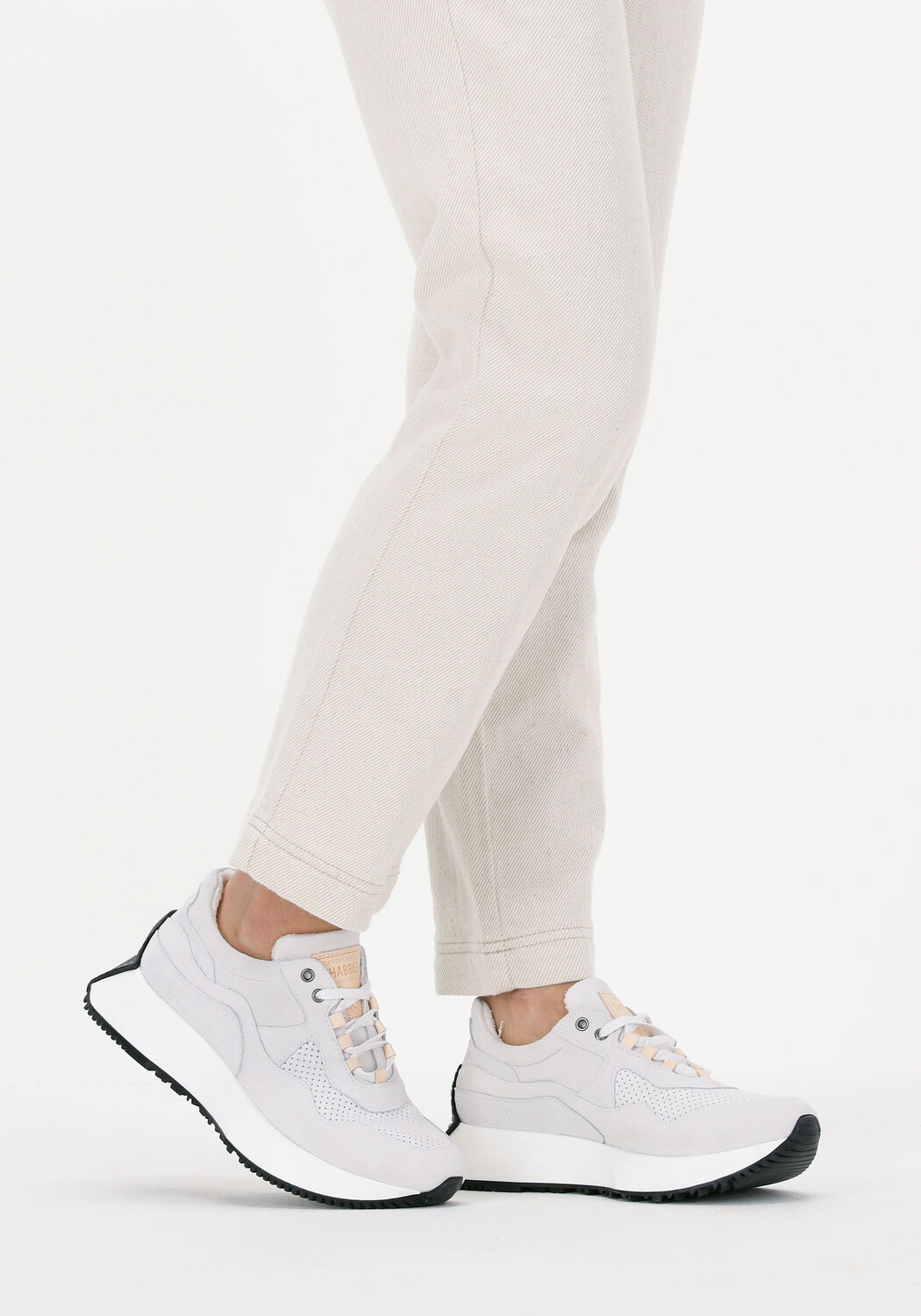 Wei&szlig;e SHABBIES Sneaker low 101020236 - large