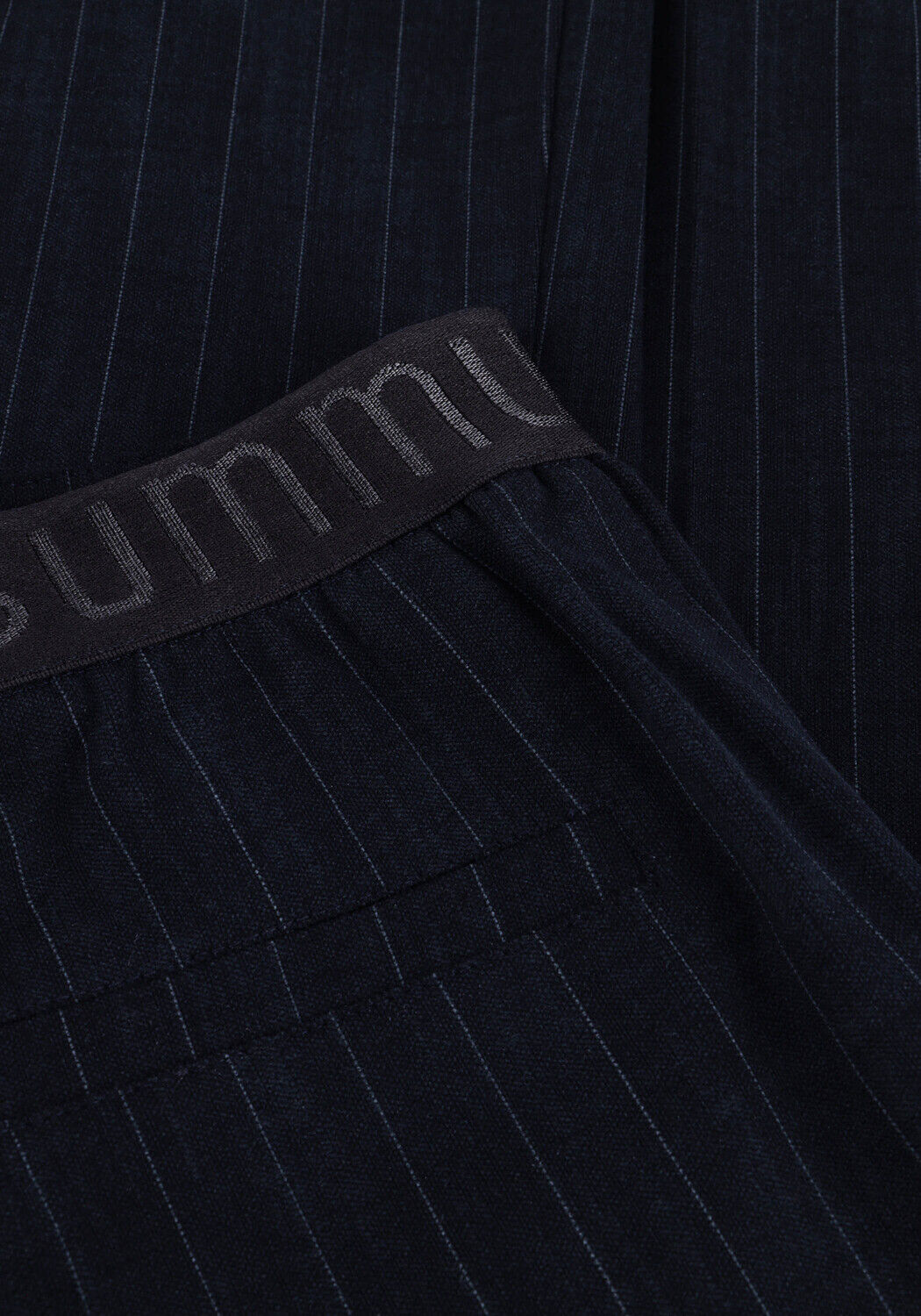 Blaue SUMMUM Hose TROUSERS BOOT CUT PUNTO VINTAGE STRIPE - large