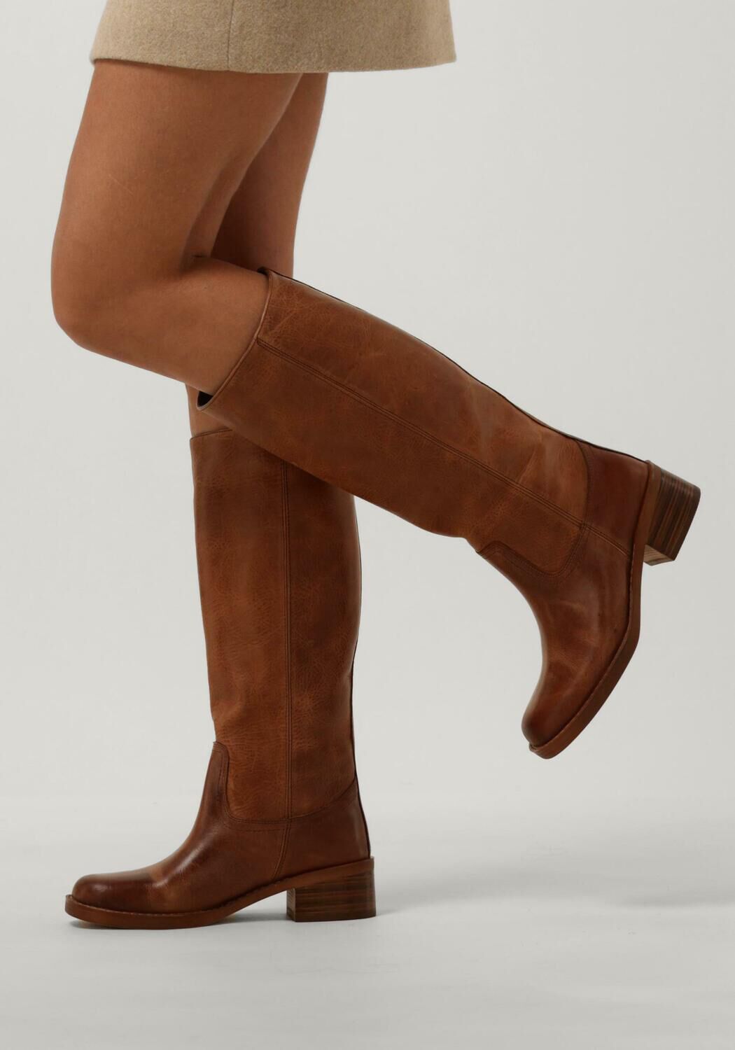 Braune NOTRE-V Hohe Stiefel A01006 - large