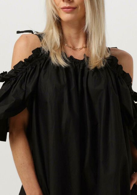 Schwarze OBJECT Midikleid OBJCARLA S/S DRESS 127 - large