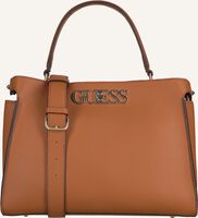 Cognacfarbene GUESS Umhängetasche UPTOWN CHIC TURNLOCK SATCHEL Cognacfarbene GUESS Umhängetasche UPTOWN CHIC TURNLOCK SATCHEL - medium