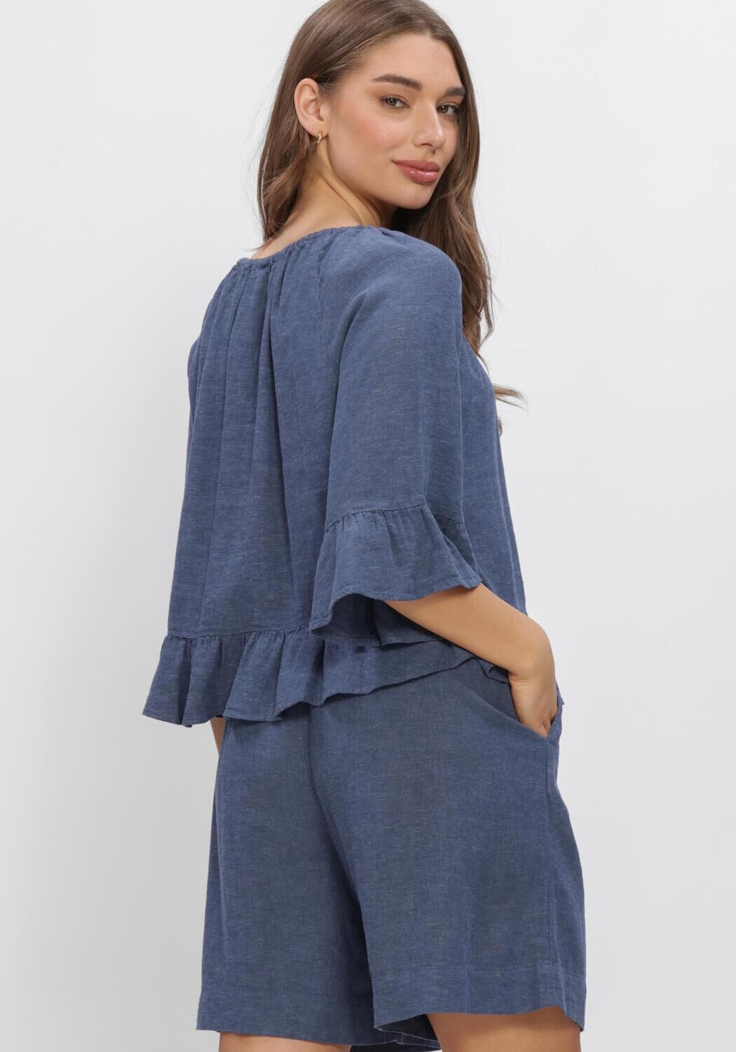 Blaue MSCH COPENHAGEN Blusen MSCHVIANA GINIA 2/4 TOP - large