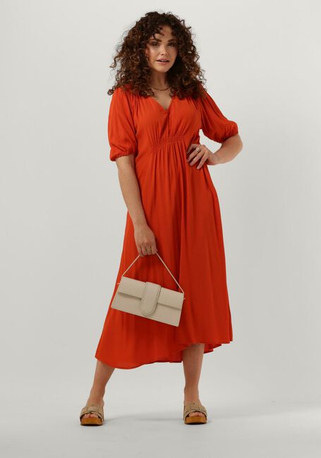 Orangene MODSTRÖM Midikleid RAVENMD LONG DRESS - large