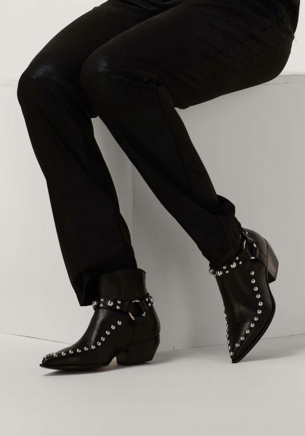 Schwarze ELENA IACHI Stiefeletten E3531 - large