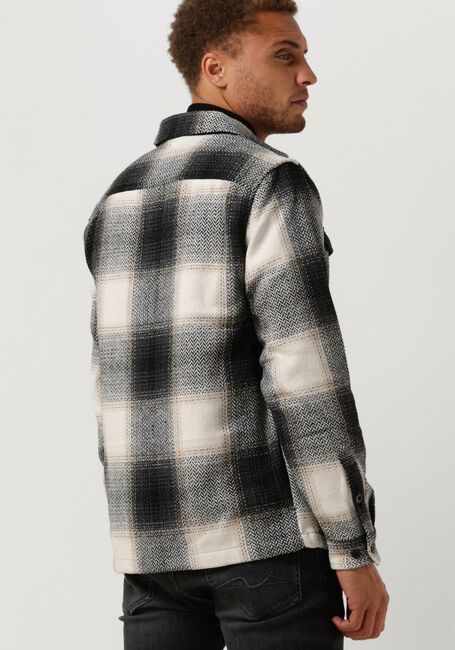 Blaue ANERKJENDT Overshirt AKLION THICK CHECK OVERSHIRT - large