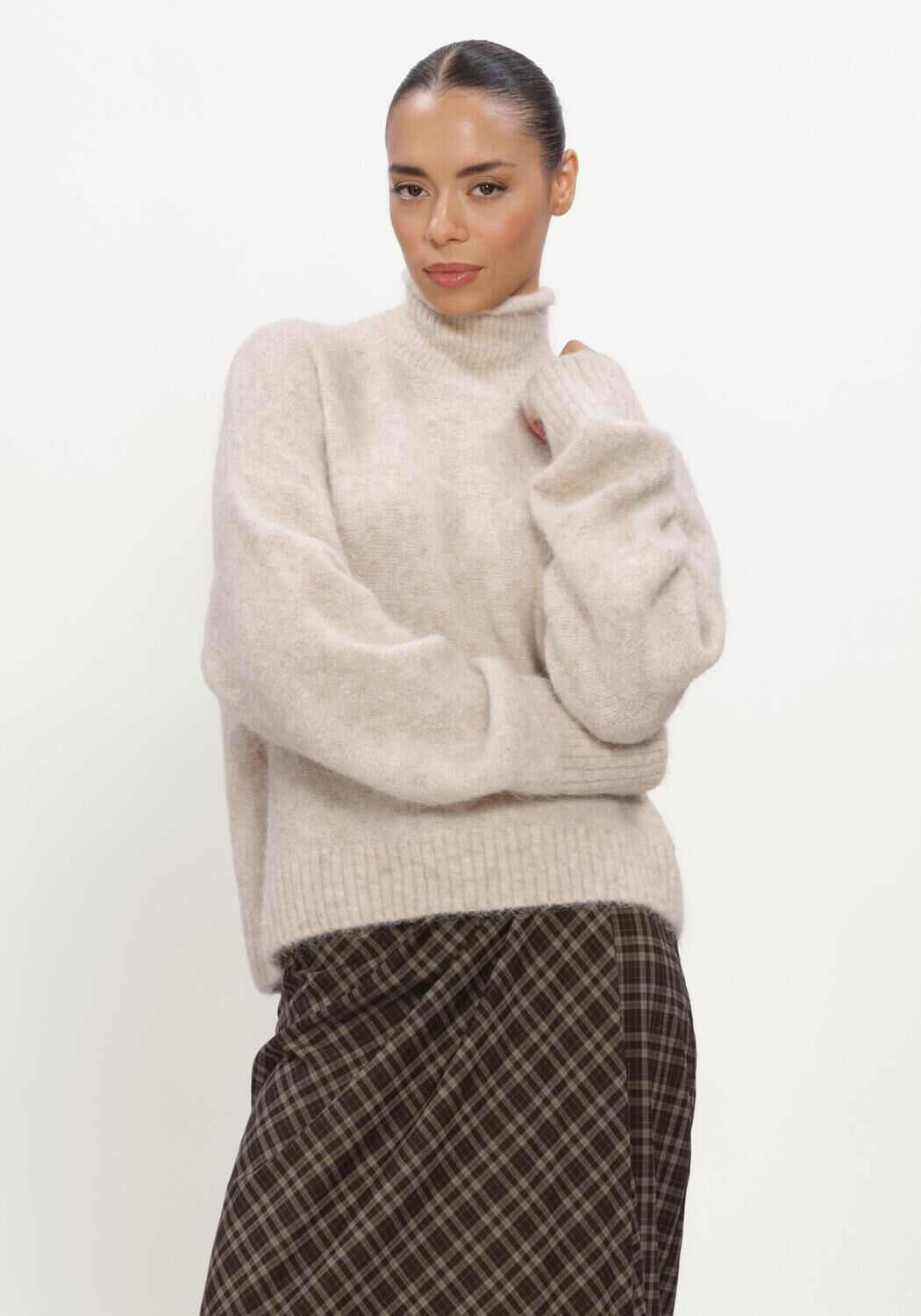 Beige BEAUMONT Pullover ANGELA PULLOVER - large