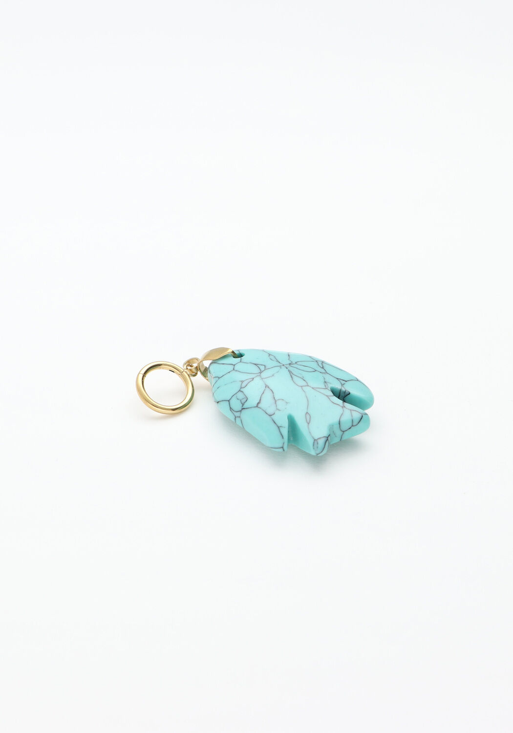 Petrol BONNIE STUDIOS Ohrringe BLUE FISH PENDANT - large
