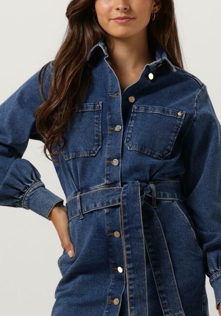 Hellblau FREEBIRD Minikleid DENIM-TWILL-COT-23-3 - large