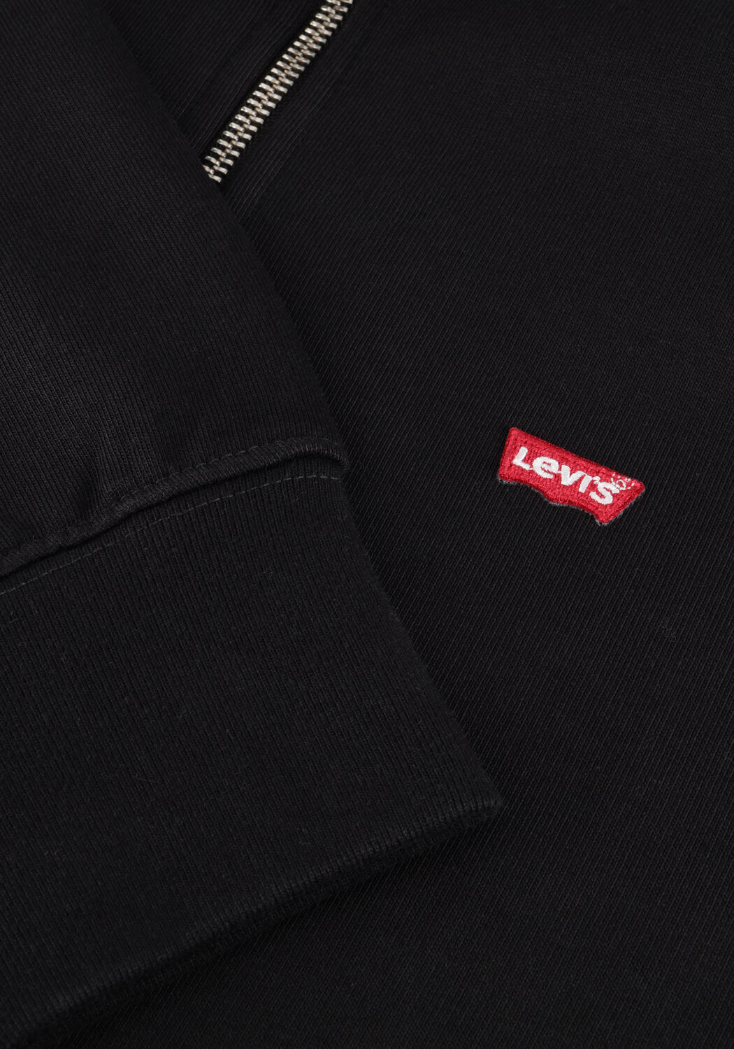 Schwarze LEVI'S Pullover ORIGINAL HM 1/4 ZIP - large