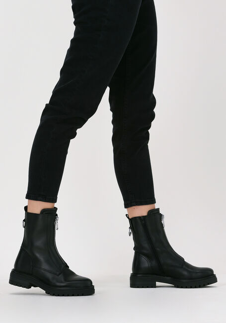 Schwarze OMODA Ankle Boots LPMONK-04 - large