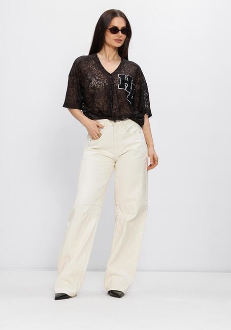 Braune HAUTE L'AMITI&Eacute; Top COURT LACE TEE - large