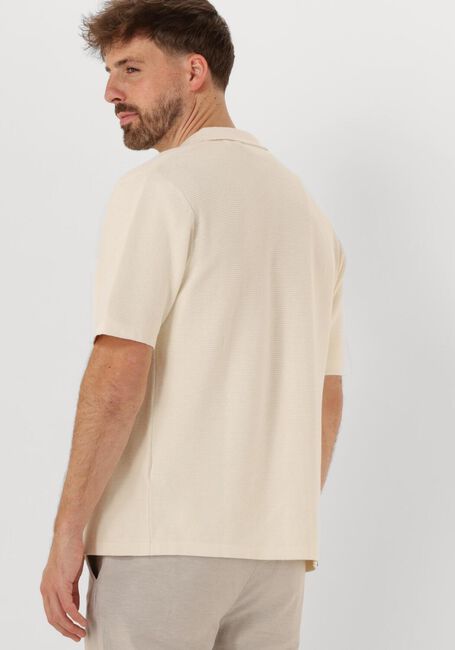 Beige ANERKJENDT Polo-Shirt AKSVEND S/S KNIT SHIRT - large