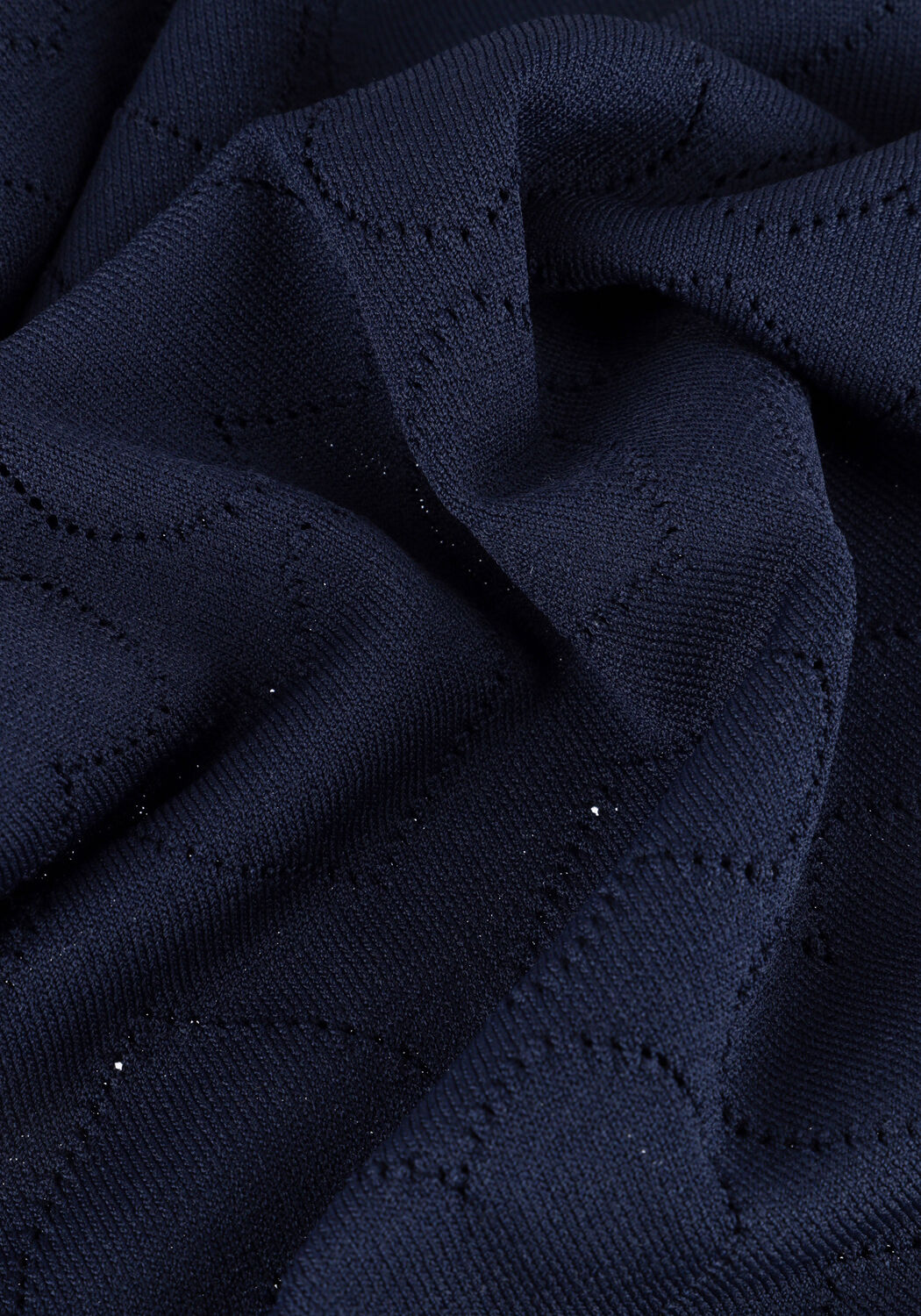 Dunkelblau JANSEN AMSTERDAM Top JUDITH TOP JK 136 SHORT SLEEVE - large