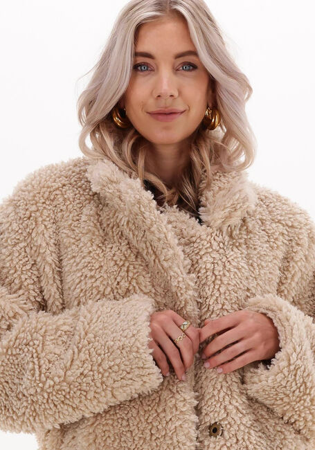 Beige SUMMUM Teddy-Jacke COAT TEDDY - large