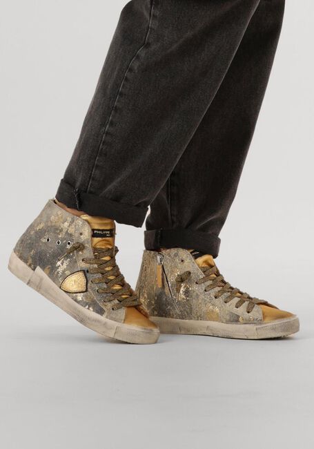 Goldfarbig PHILIPPE MODEL Sneaker High PRSX HIGH WOMAN - large