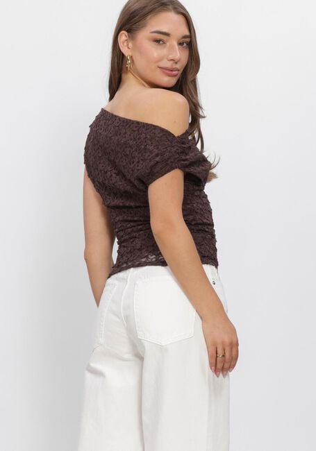 Braune Y.A.S. Tops & T-shirts YASKATANA SL TOP - large