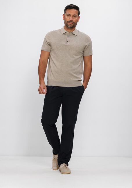 Beige PROFUOMO Polo-Shirt POLO SS LUXURY BASIC - large